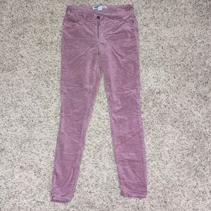 Old Navy Women's Skinny Corduroy Jeans in Mauve
